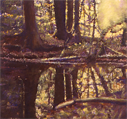 Enchanted - pastel painting by Maria Yu Enchanted - pastel painting by Maria Yu